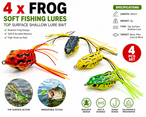 Frog soft fishing - fishing, lures