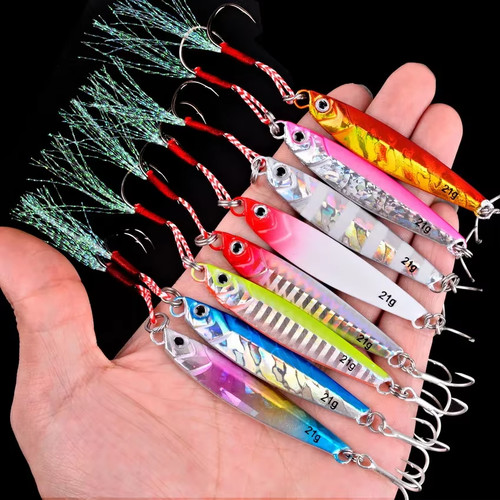 8pcs metal jig fishing - 3/5/8pcs,