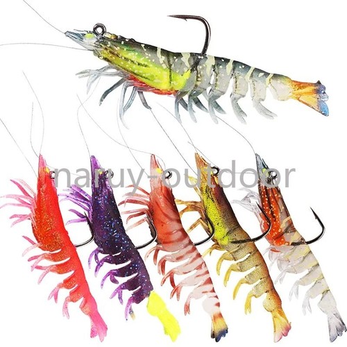3pcs large glow prawn - large, shrimp