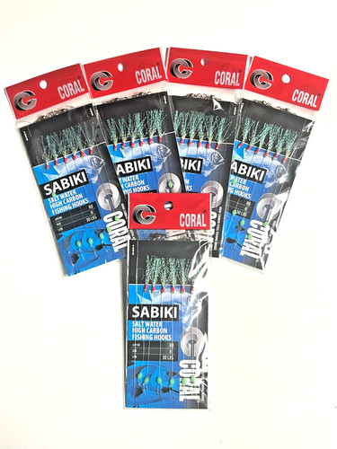 Packs sabiki hook size - 6, 8