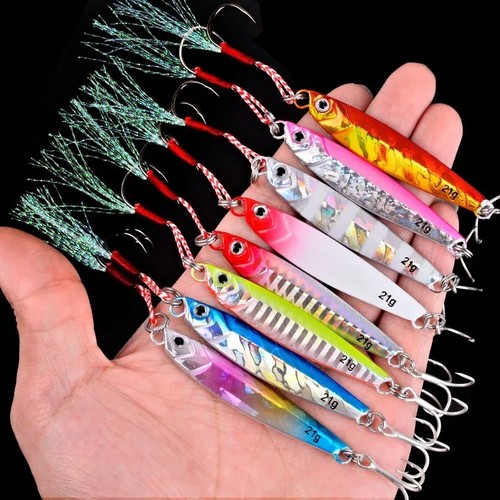 8pcs metal jig - metal,