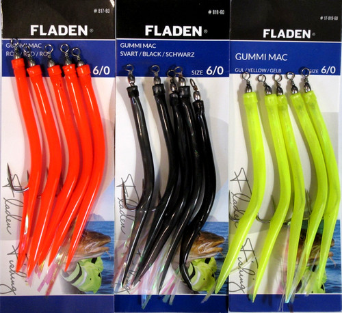 Fladen sand eels - 15, gummi