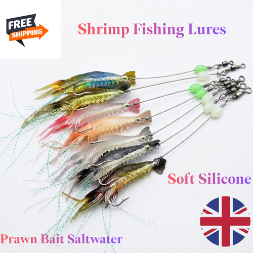 Soft silicone shrimp - silicone,