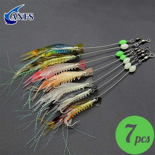 Soft silicone shrimp - 7x,