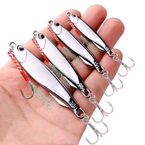 6pcs spoon metal jigs fishing - 6pcs,