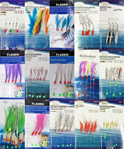 Fladen feathers rigs mixed - 15,