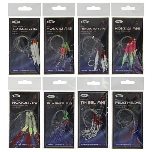 Mackerel feathers hooks - x,