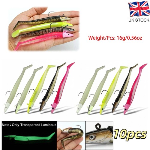 10pcs saltwater sandeel - saltwater,