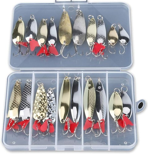 20pcs metal fishing - metal, spoon