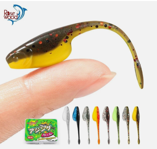 10pcs japanese soft - soft, minnow