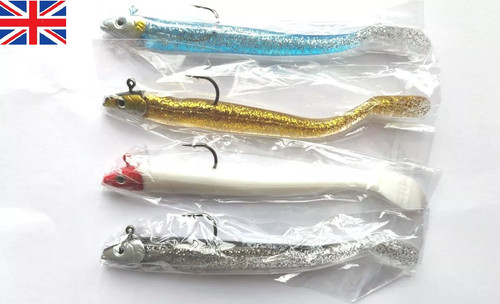 Big savage sandeel lures - 4,