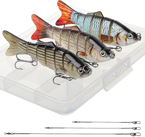 3pcs pike swimming lure - lure, multi