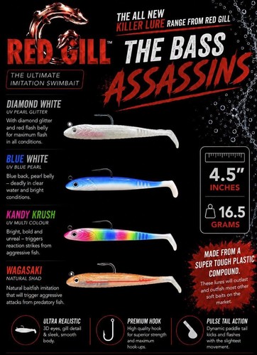 Red gill bass - red,